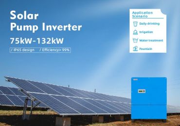 Inversor de bomba solar de 132kW para riego de grandes superficies agrícolas