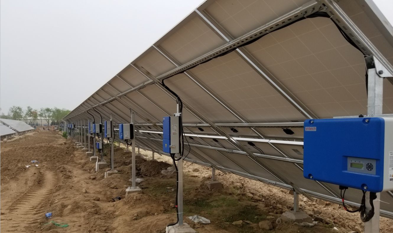  JNTECH proyecto de bomba solar en beijing Daxing aeropuerto internacional aceptado