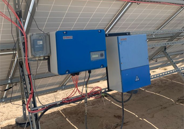 Sistema de bomba solar de 7.5kw y 4kw en yulin, shaanxi