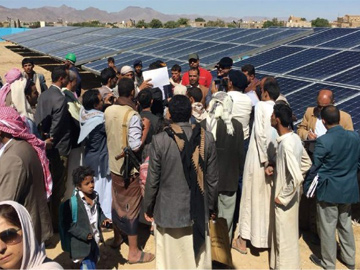 Sistema de bomba solar de 100kW en Yemen