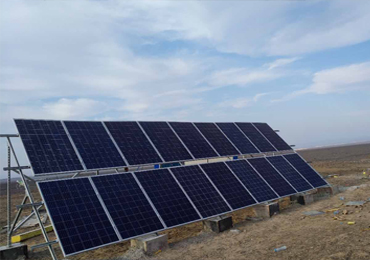  3kva sistema de energía solar fuera de la red en el puesto de guardia de fronteras de xinjiang
