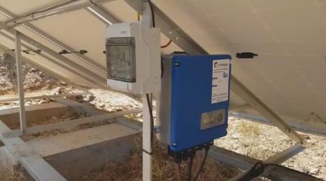 Sistema de bombeo solar de 1,1kw en Portugal
